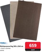 Waltex Multipurpose Rug 160 x 240cm-Each