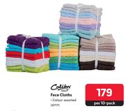 Colibri Face Cloths-Per 10 Pack
