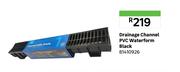 Drainage Channel PVC Waterform Black 14108926