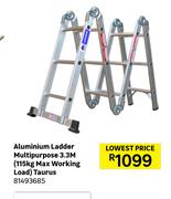 Aluminium Ladder Multipurpose 3.3m(115kg Max Working Load) 81493685