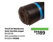 Mapel Torch On Membrane 3mm x 1m x 10m 81426139