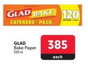 Glad Bake Paper-120m Each