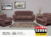 Abby 3 Piece Lounge Suite