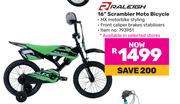 Raleigh 16" Scrambler Moto Bicycle
