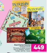 Board Games Assorted- Each