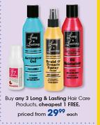 Long & Lasting Hair Care Products-Each