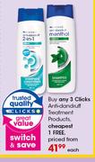 Clicks Anti-Dandruff Treatment Products-Each