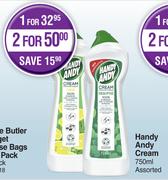 Handy Andy Cream Assorted-For 2 x 750ml