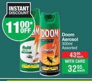 Doom Aerosol Assorted-300ml Each