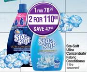 Sta Soft Ultra Concentrate Fabric Conditioner Assorted-1L