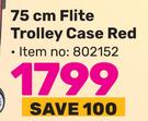 Tosca 75cm Flite Trolley Case Red