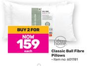 Always Home Classic Ball Fibre Pillows-For 2