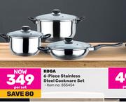 Koga 6 Piece Stainless Steel Cookware Set-Per Set
