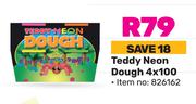 Dala Teddy Neon Dough 4 x 100