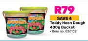 Dala Teddy Neon Dough Bucket-400g