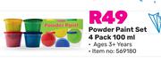 Dala Teddy Powder Paint Set 4 Pack-100ml