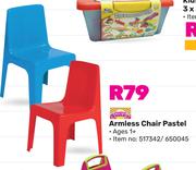 Sunny Armless Chair Pastel