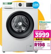 Hisense 6 kg Front Loader Washing Machine