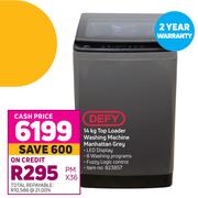Defy 14 kg Top Loader Washing Machine (Manhattan Grey)