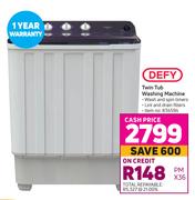 Defy Twin Tub Washing Machine