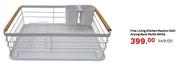 Fine Living Kitchen Masimo Dish Drying Rack Matte White