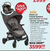 Joie Muze LX Travel System Dark Pewter Or Coal