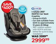 Bambino I-Rotate 360 Degree ISOFIX Car Seat Graphite