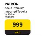 Patron Anejo Premium Imported Tequila-750ml Each
