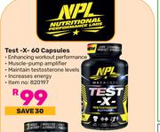 NPL Test X 60 Capsules