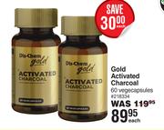 Dis-Chem Gold Activated Charcoal 60 Vegecapsules-Each
