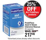 Probi Flora Adult 9 Strain Intensive Rescue 60 Capsules