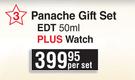 Lentheric Panache Gift Set EDT 50ml Plus Watch-Per Set