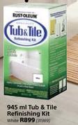 Rust Oleum Tub & Tile Refinishing Kit-945ml