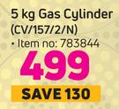 Megamaster 5Kg Gas Cylinder CV/157/2/N