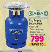 Cadac 3Kg Empty Budget Pack 5431-21