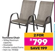 Textilene Chair-For 2