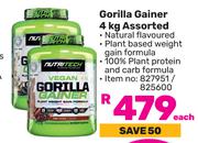Nutritech Gorilla Gainer Assorted-4kg Each