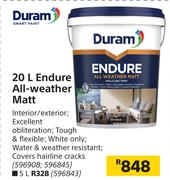 Duram Endure All-Weather Matt-5Ltr