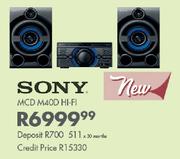 Sony HiFi MHC M40D