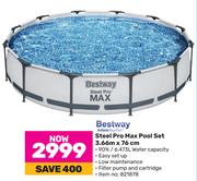 Bestway Steel Pro Max Pool Set 3.66m x 76cm
