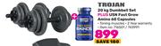 Trojan 20Kg Dumbbell Set Plus USN Fast Grow Amino 60 Capsules