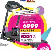 Trojan TR105 Treadmill + USN BCAA Amino Gro Fruit Fusion 20 200g