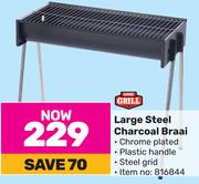 Expert Grill Large Steel Charcoal Braai