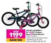 Raleigh 16" Or 20" Eclipse Boys Or Girls Bicycle-Each