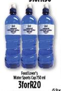 Food Lover's Water Sports Cap-3x750ml