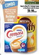 One Nescafe Instant Ricoffy 750g & One Nestle Cremora 750g-Combo