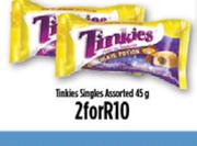 Tinkies Singles Assorted-2x45g