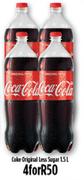 Coke Original Less Sugar-4x1.5L