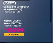 Defy Gemini Double Oven DB0768