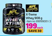 NPL X-Treme Whey-908g Each
